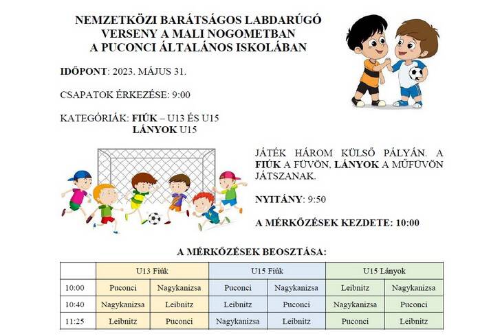 Nemzetkzi labdarg torna Puconciban (Szlovnia)