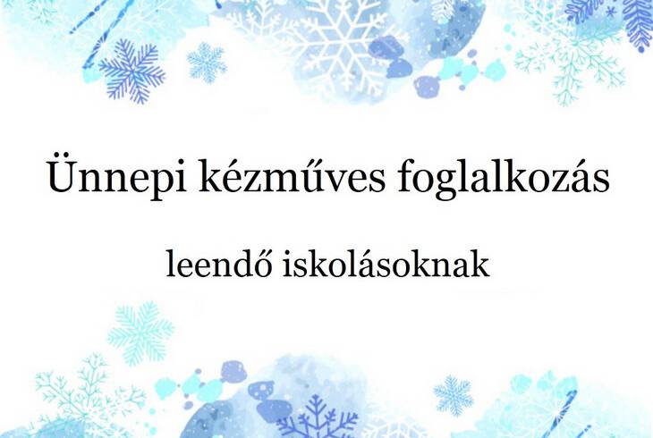 Ünnepi kézműves foglalkozás óvodásoknak Ünnepi kézműves foglalkozás óvodásoknak