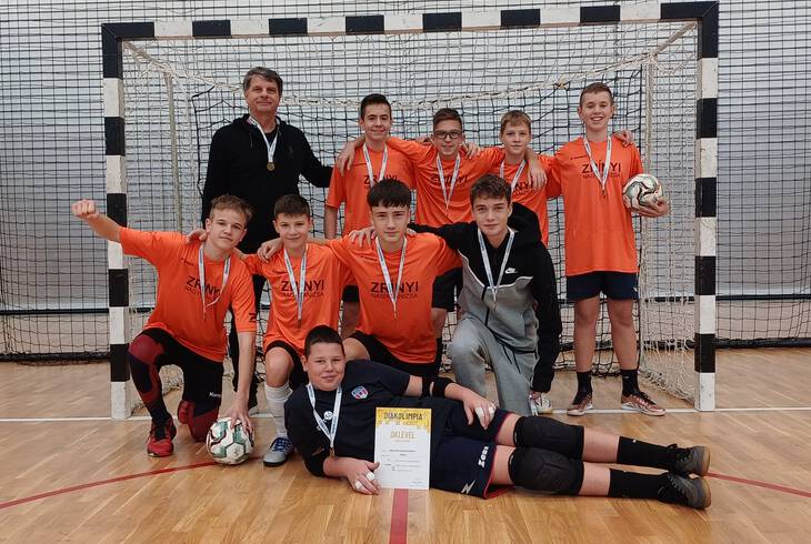 I. helyezés a Futsal Diákolimpia városi fordulóján