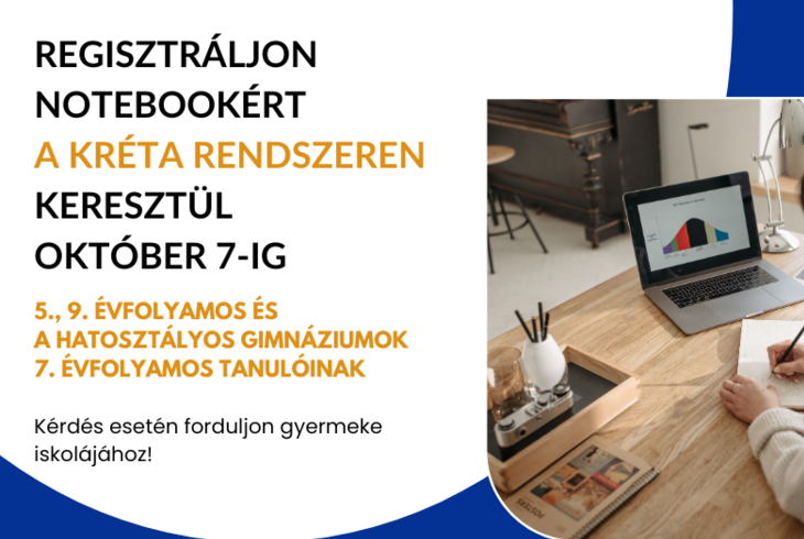 Notebook regisztrci 5. vfolyamosoknak