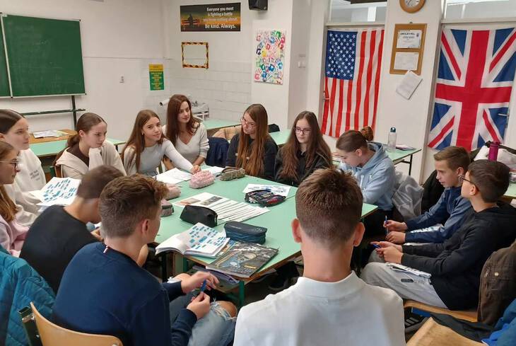 Barátság határok nélkül – kommunikációs találkozó a Batthyány Lajos Gimnáziummal 2. alkalommal Barátság határok nélkül – kommunikációs találkozó a Batthyány Lajos Gimnáziummal 2. alkalommal