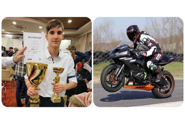 Magyar Kupa Győztes motorsportoló tanulónk