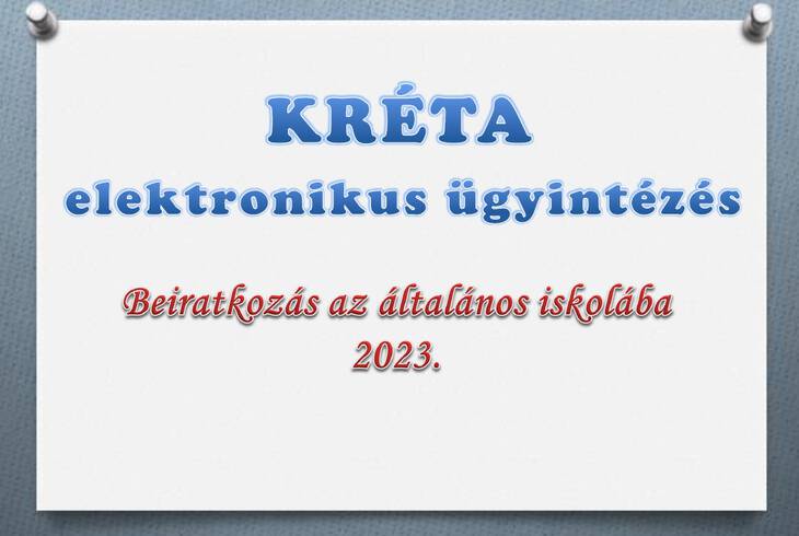 Informcik a 2023/2024. tanvre trtn beiratkozsrl